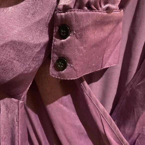 Lavender Silk Maxi - Long sleeve - Picture 3 of 3